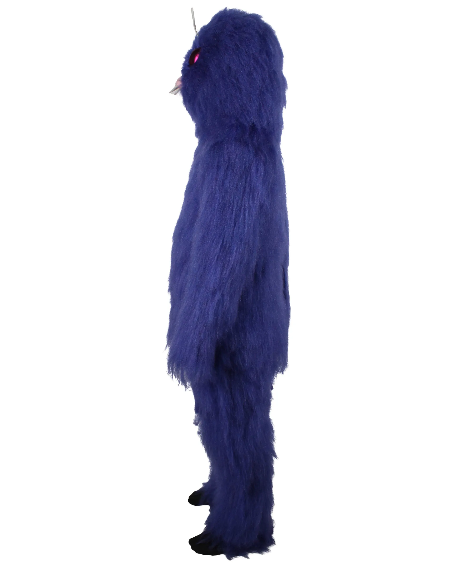 HPO Adult Unisex Cartoon Purple Furry Bug Costume| Perfect for Halloween| Flame-retardant Synthetic Fabric