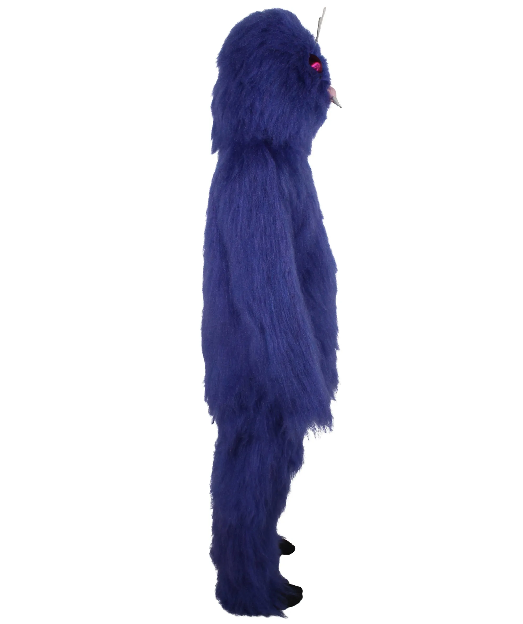 HPO Adult Unisex Cartoon Purple Furry Bug Costume| Perfect for Halloween| Flame-retardant Synthetic Fabric