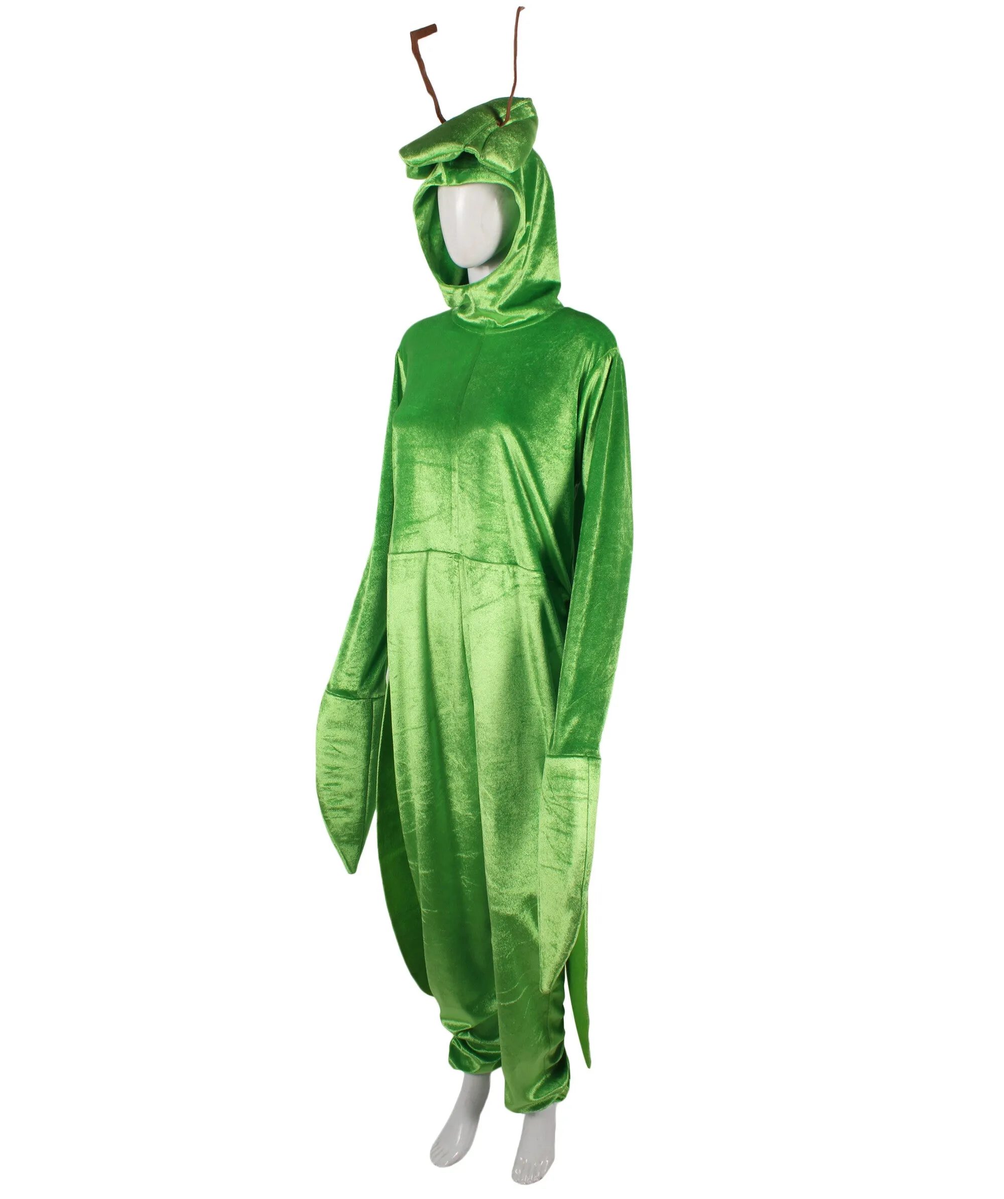 HPO Adult Unisex Green Mantis Costume I Perfect for Halloween I Flame-retardant Synthetic Fabric