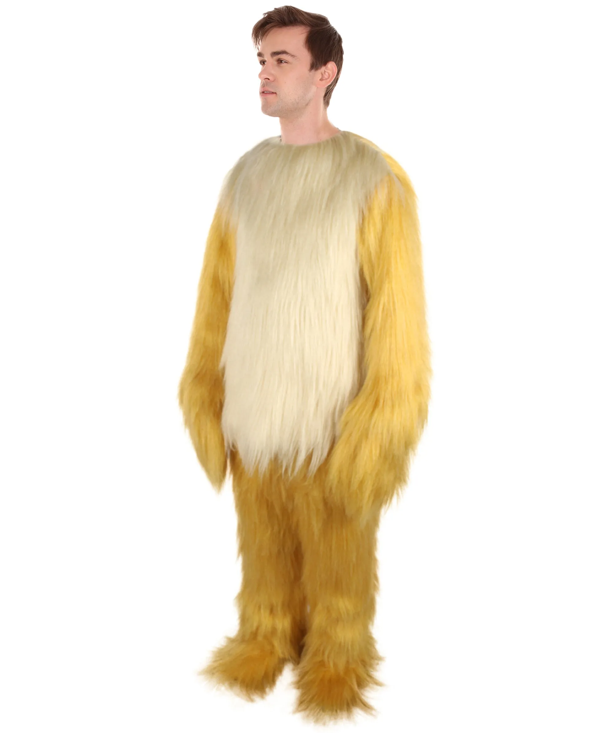 HPO Adult Unisex Unicorn Demon Blonde Doggy Costume| Perfect for Halloween| Flame-retardant Synthetic Fabric