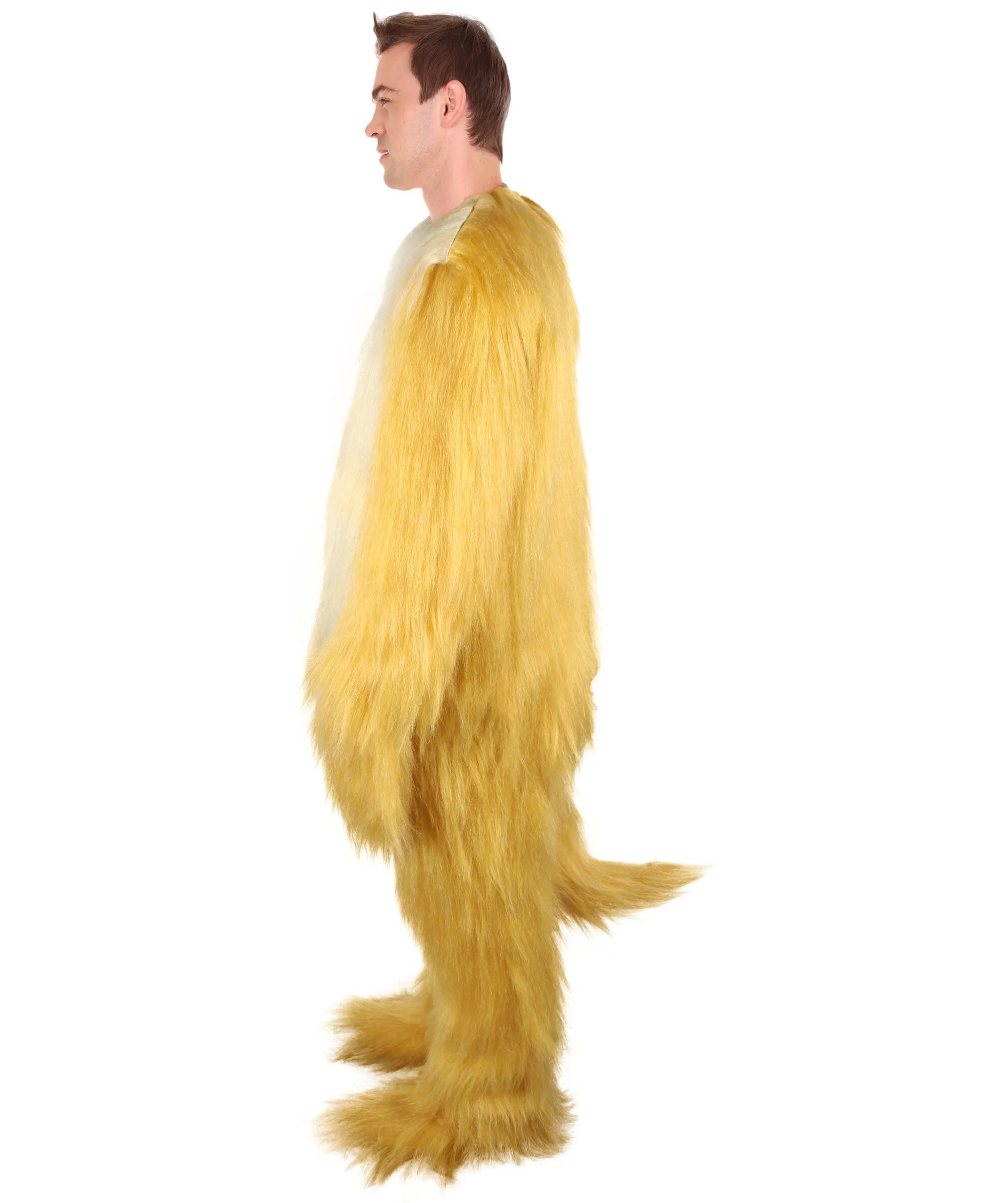 HPO Adult Unisex Unicorn Demon Blonde Doggy Costume| Perfect for Halloween| Flame-retardant Synthetic Fabric