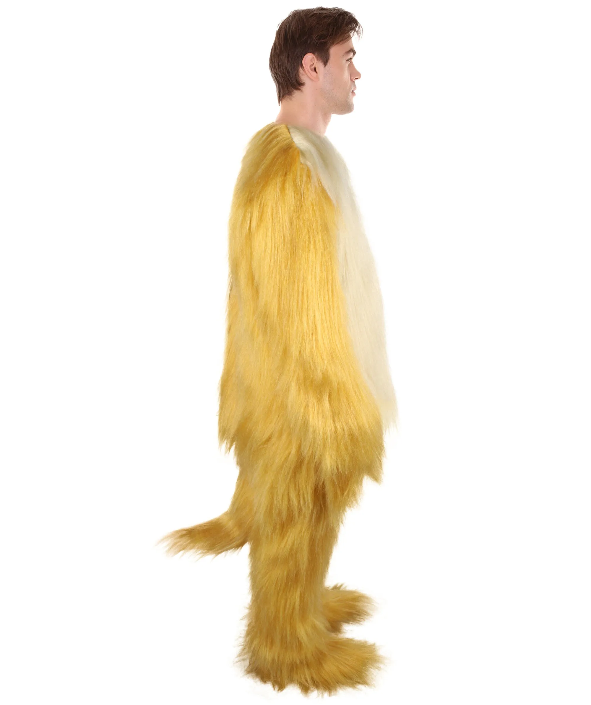 HPO Adult Unisex Unicorn Demon Blonde Doggy Costume| Perfect for Halloween| Flame-retardant Synthetic Fabric