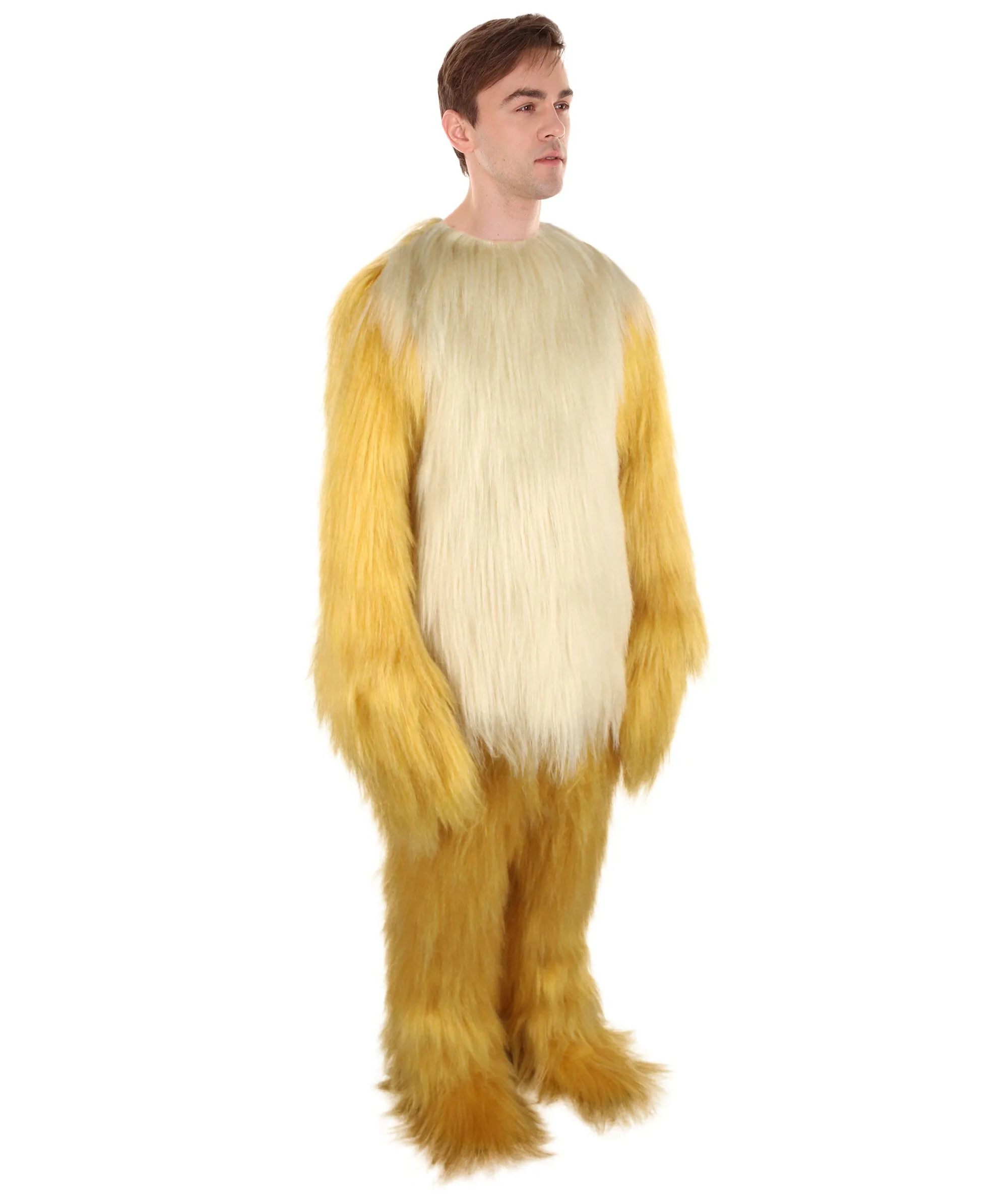 HPO Adult Unisex Unicorn Demon Blonde Doggy Costume| Perfect for Halloween| Flame-retardant Synthetic Fabric