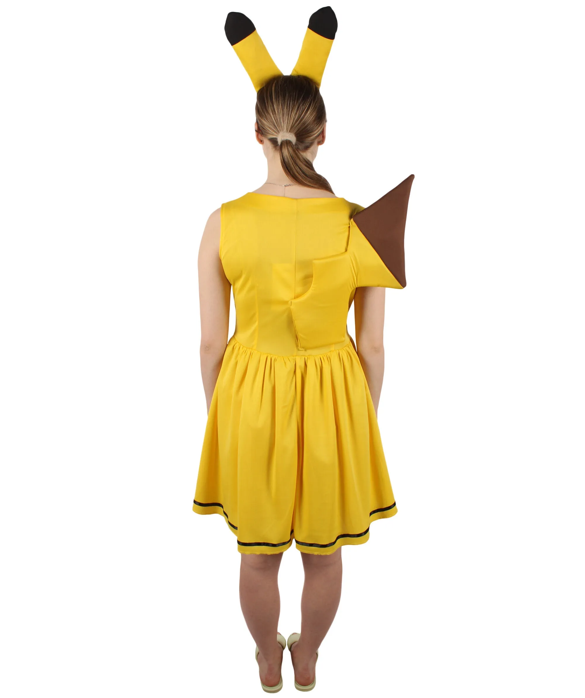 HPO Adult Women's Cute Anime Poke Costume I Perfect for Halloween I Flame-retardant Synthetic Fabric