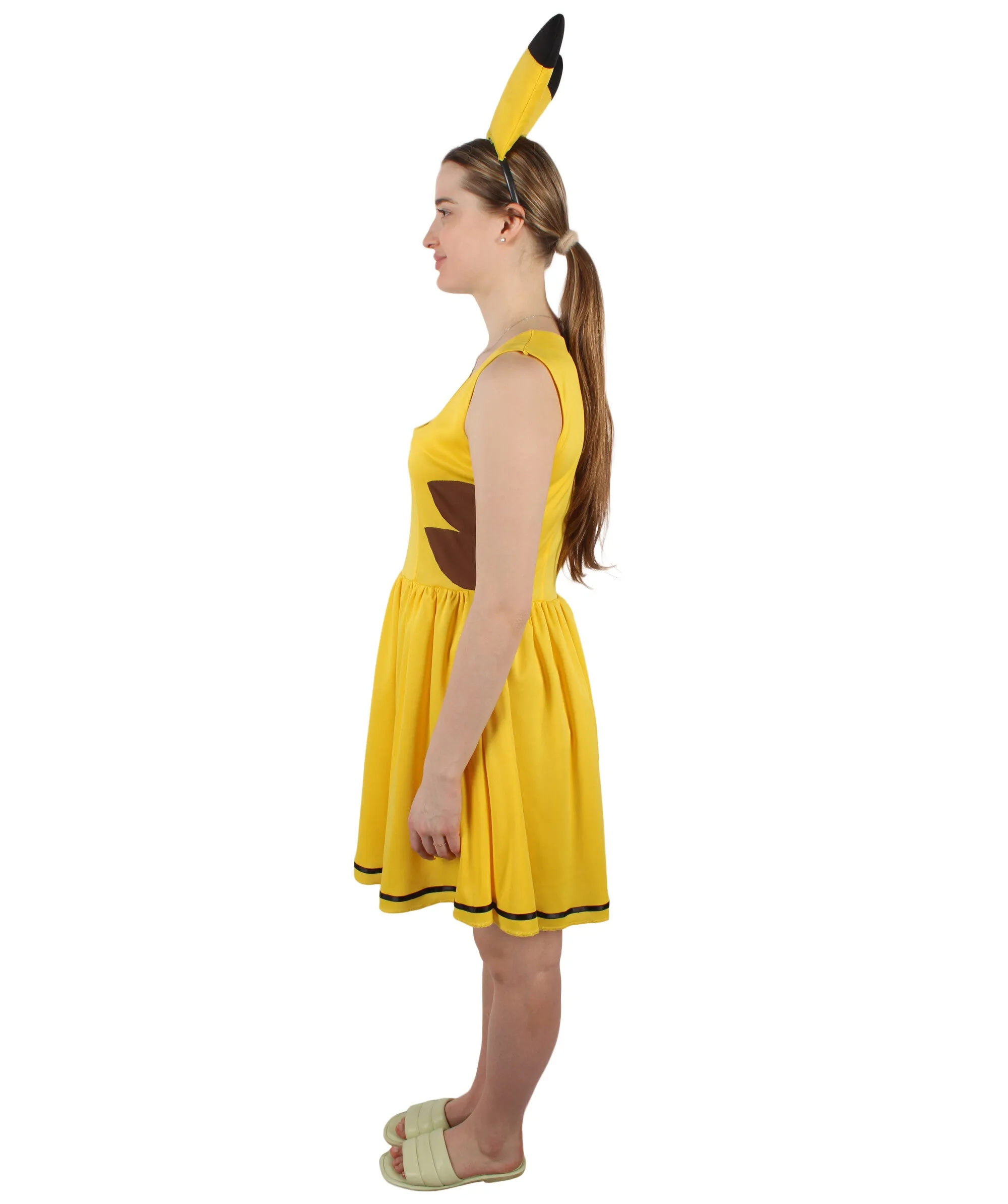 HPO Adult Women's Cute Anime Poke Costume I Perfect for Halloween I Flame-retardant Synthetic Fabric