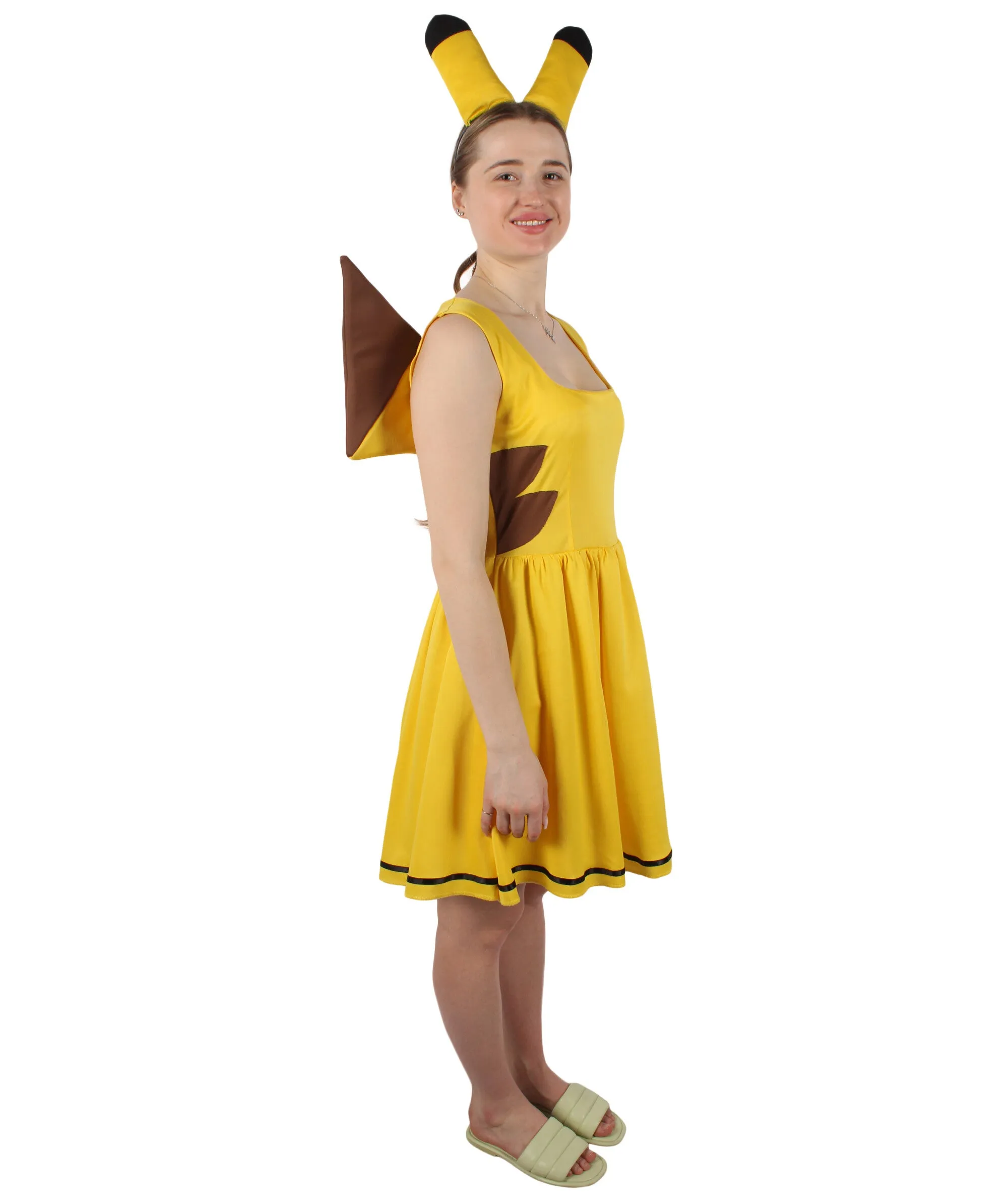 HPO Adult Women's Cute Anime Poke Costume I Perfect for Halloween I Flame-retardant Synthetic Fabric