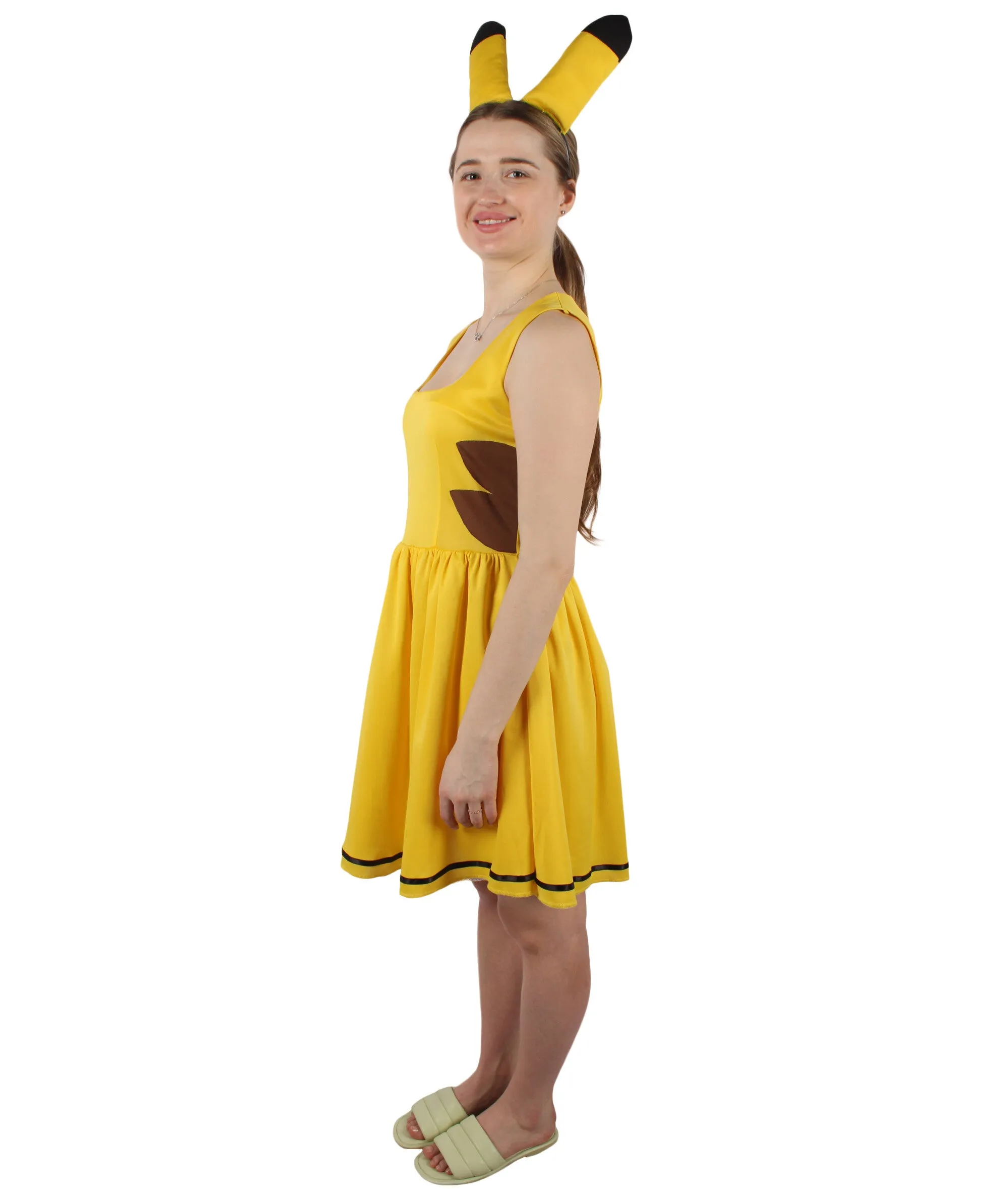 HPO Adult Women's Cute Anime Poke Costume I Perfect for Halloween I Flame-retardant Synthetic Fabric