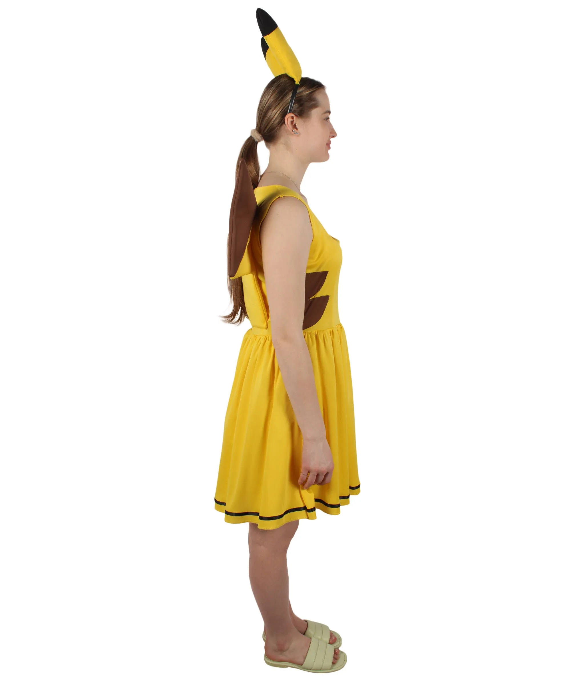HPO Adult Women's Cute Anime Poke Costume I Perfect for Halloween I Flame-retardant Synthetic Fabric