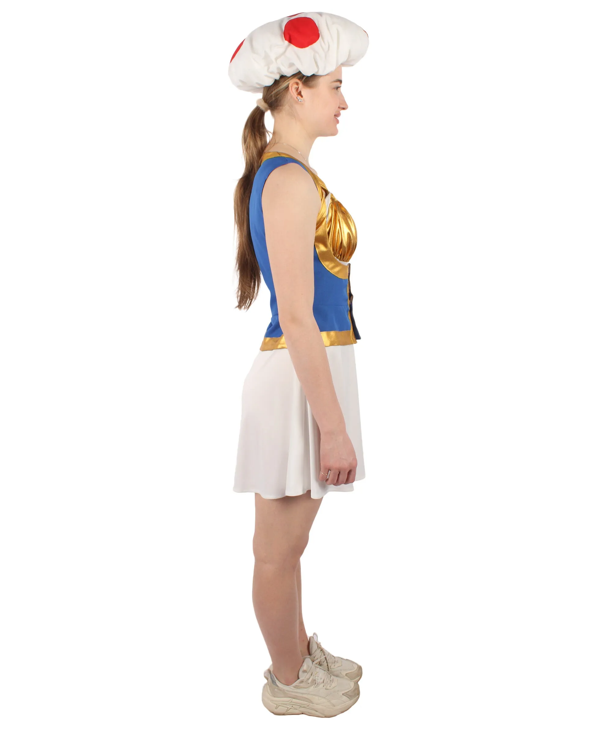 HPO Adult Women's Fictional Chasracter Video Game Costume I Perfect for Halloween I Flame-retardant Synthetic Fabric
