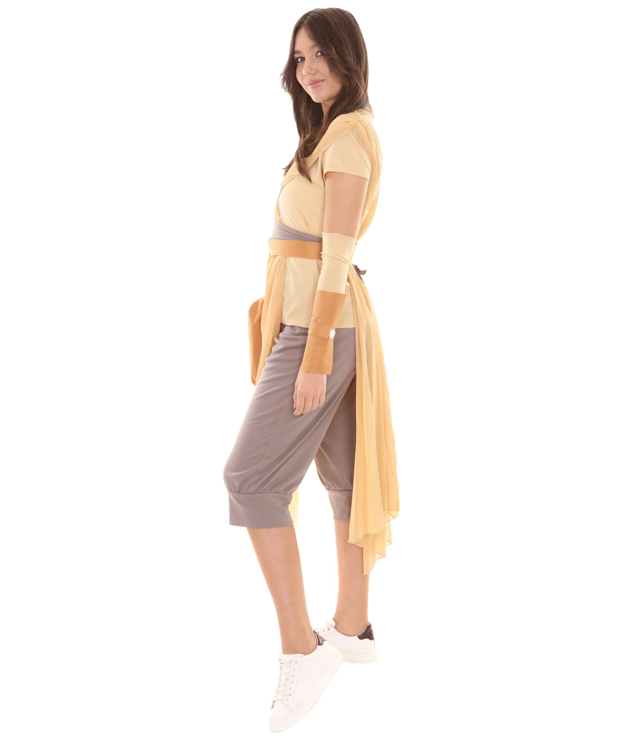 HPO Star Galaxy Space Movie Costume Bundle with Multiple Size Options  | Beige Cosplay Costume