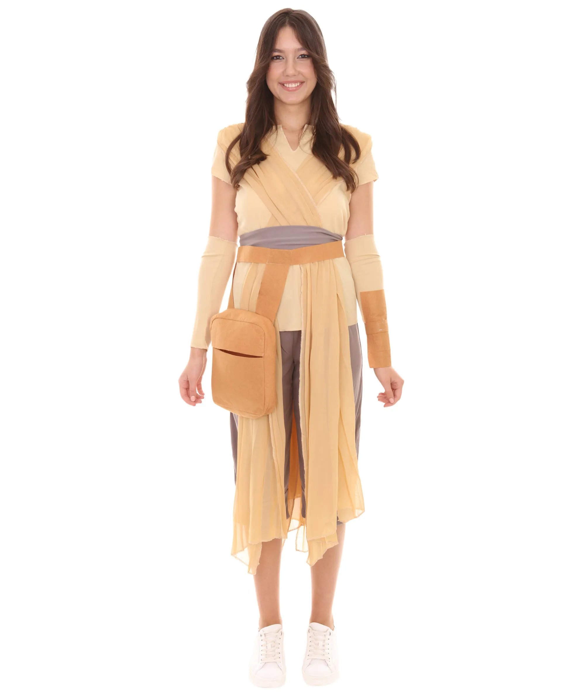 HPO Star Galaxy Space Movie Costume Bundle with Multiple Size Options  | Beige Cosplay Costume