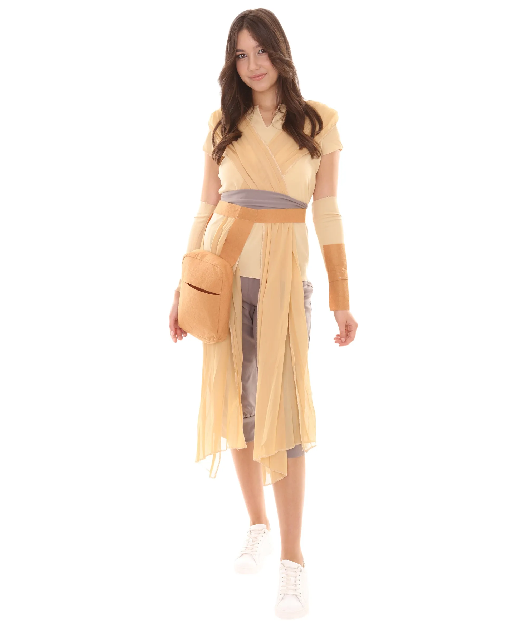 HPO Star Galaxy Space Movie Costume Bundle with Multiple Size Options  | Beige Cosplay Costume