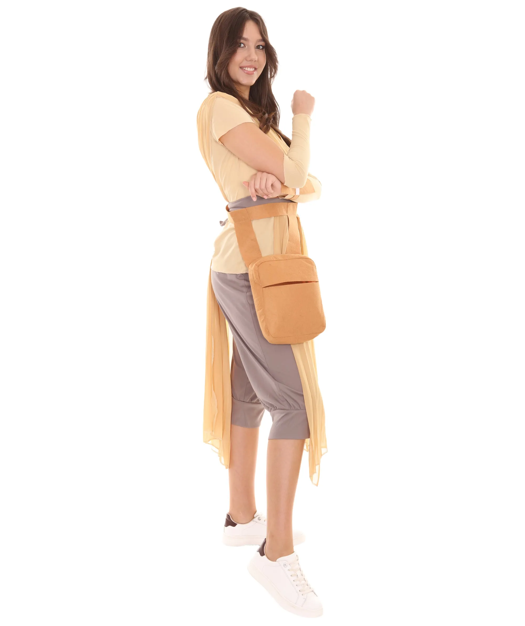 HPO Star Galaxy Space Movie Costume Bundle with Multiple Size Options  | Beige Cosplay Costume
