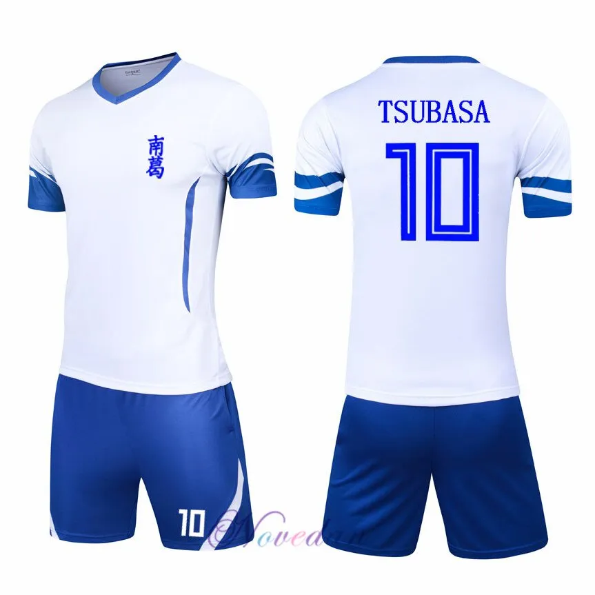Japan Captain Tsubasa Jersey Suit Nankatsu Elementary School Tsubasa Ozora Cosplay Anime Football Shirt Clothing Sets
