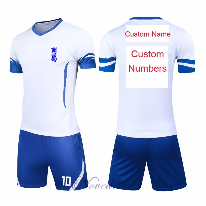 Japan Captain Tsubasa Jersey Suit Nankatsu Elementary School Tsubasa Ozora Cosplay Anime Football Shirt Clothing Sets