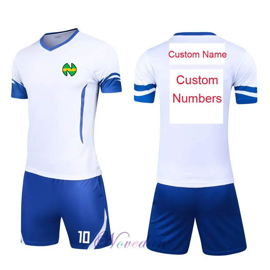 Japan Captain Tsubasa Jersey Suit Nankatsu Elementary School Tsubasa Ozora Cosplay Anime Football Shirt Clothing Sets