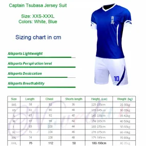 Japan Captain Tsubasa Jersey Suit Nankatsu Elementary School Tsubasa Ozora Cosplay Anime Football Shirt Clothing Sets