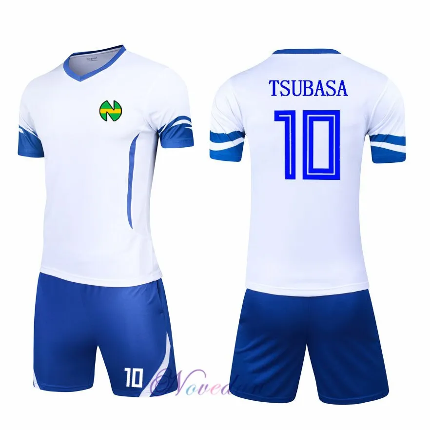Japan Captain Tsubasa Jersey Suit Nankatsu Elementary School Tsubasa Ozora Cosplay Anime Football Shirt Clothing Sets