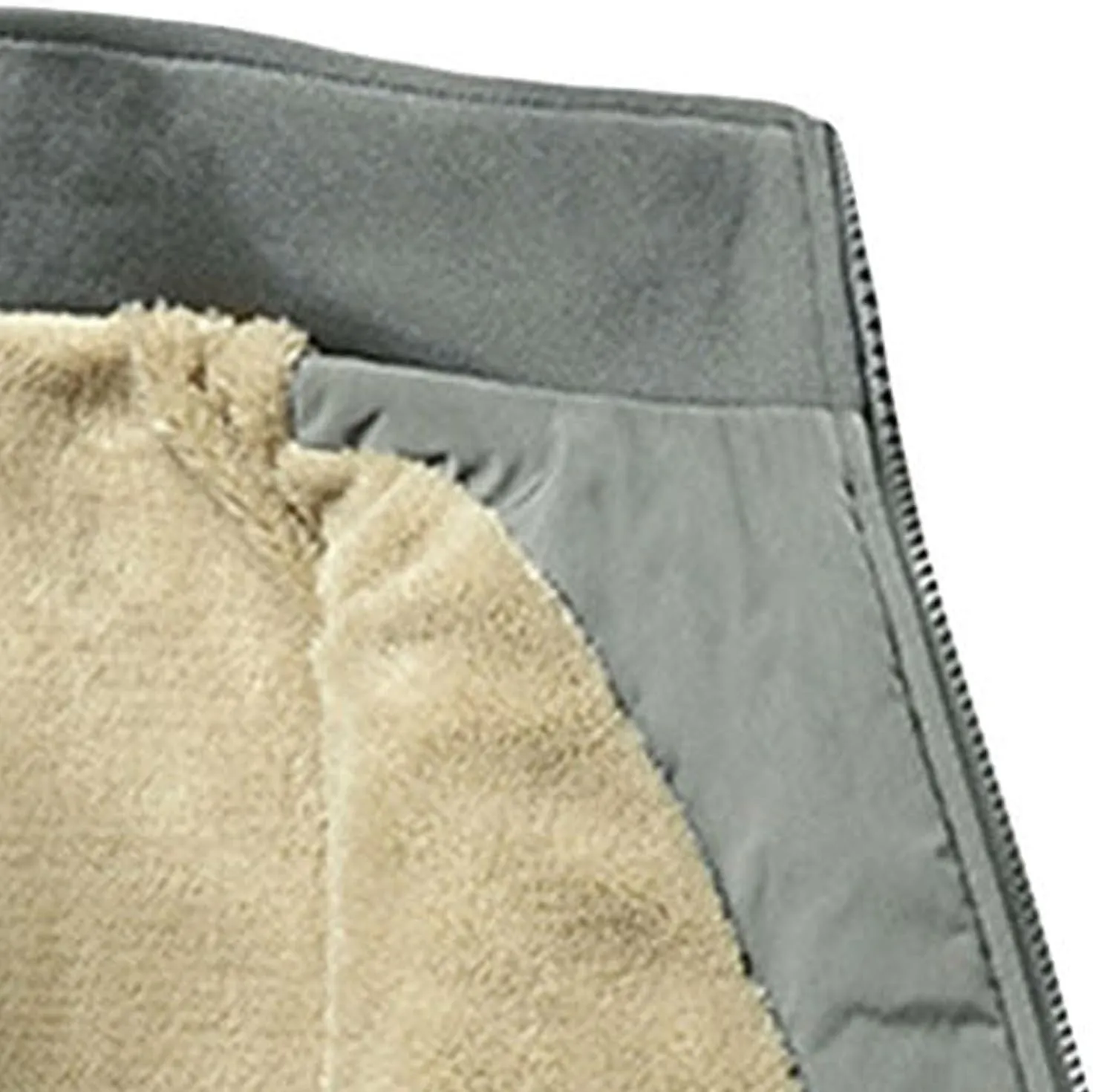 JEsilunmaMY Men's Warm Winter Thicken Sherpa Jacket Full Zip Stand Collar Fleece Lined Coat Casual Bomber Cotton Jacket