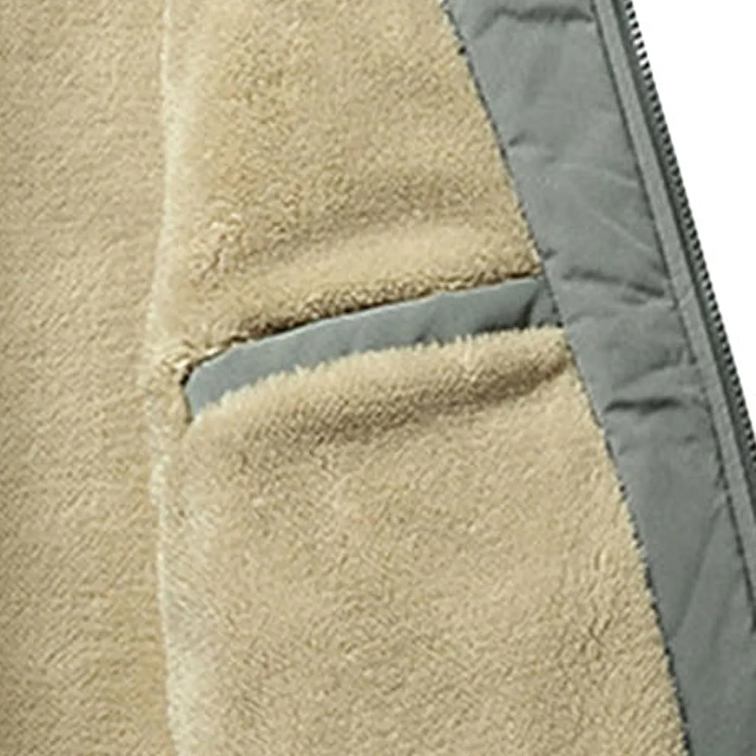 JEsilunmaMY Men's Warm Winter Thicken Sherpa Jacket Full Zip Stand Collar Fleece Lined Coat Casual Bomber Cotton Jacket