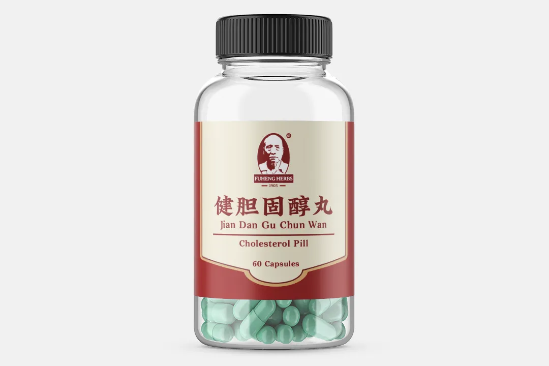 Jian Dan Gu Chun Wan - 健胆固醇丸 - 胶囊 -  Cholesterol Pill - 60 Capsules
