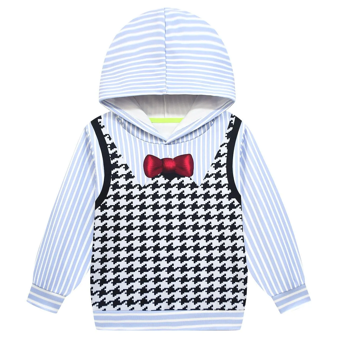 Kids Fear Costume Hoodie Pants and Mask 3pcs Suit Casual Sweatshirt for Daily Wear