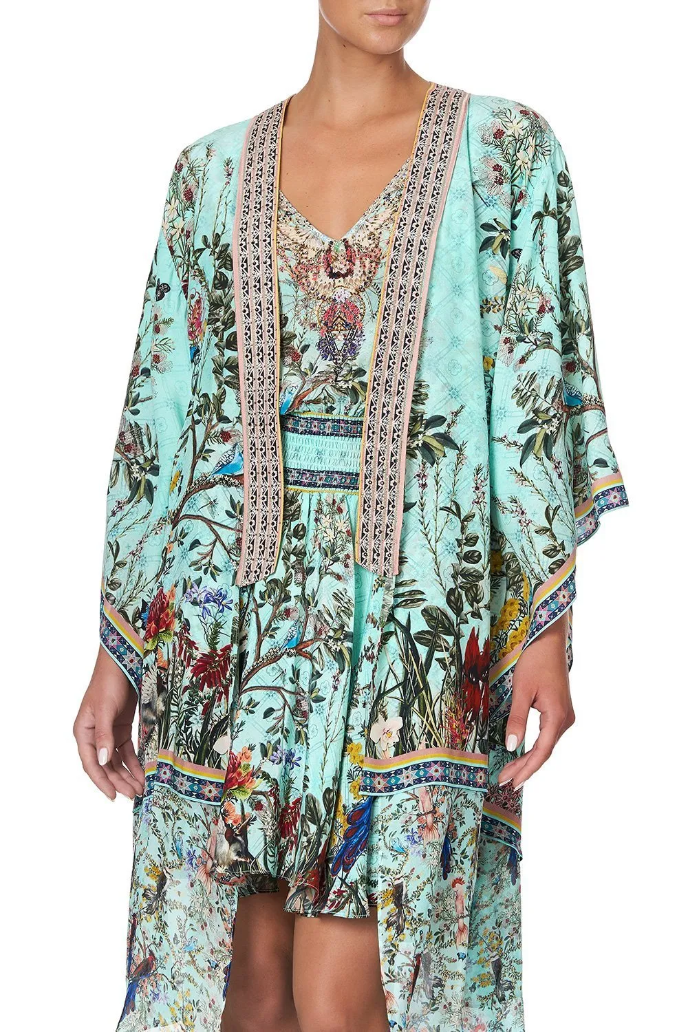 KIMONO WITH LONG UNDERLAYER MILLAS BACKYARD