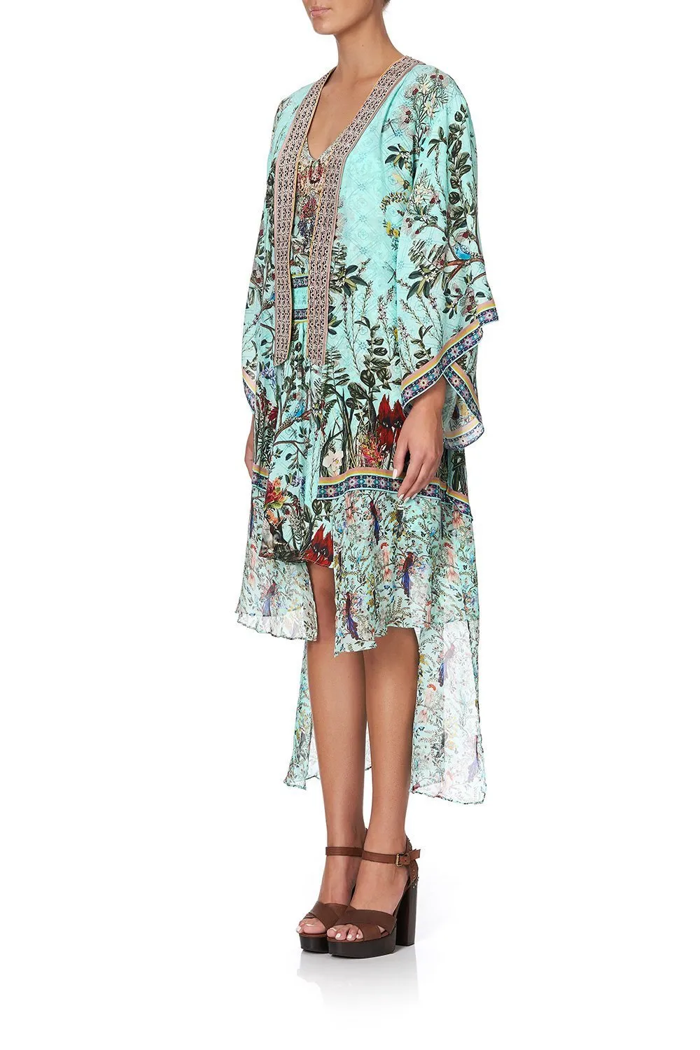 KIMONO WITH LONG UNDERLAYER MILLAS BACKYARD