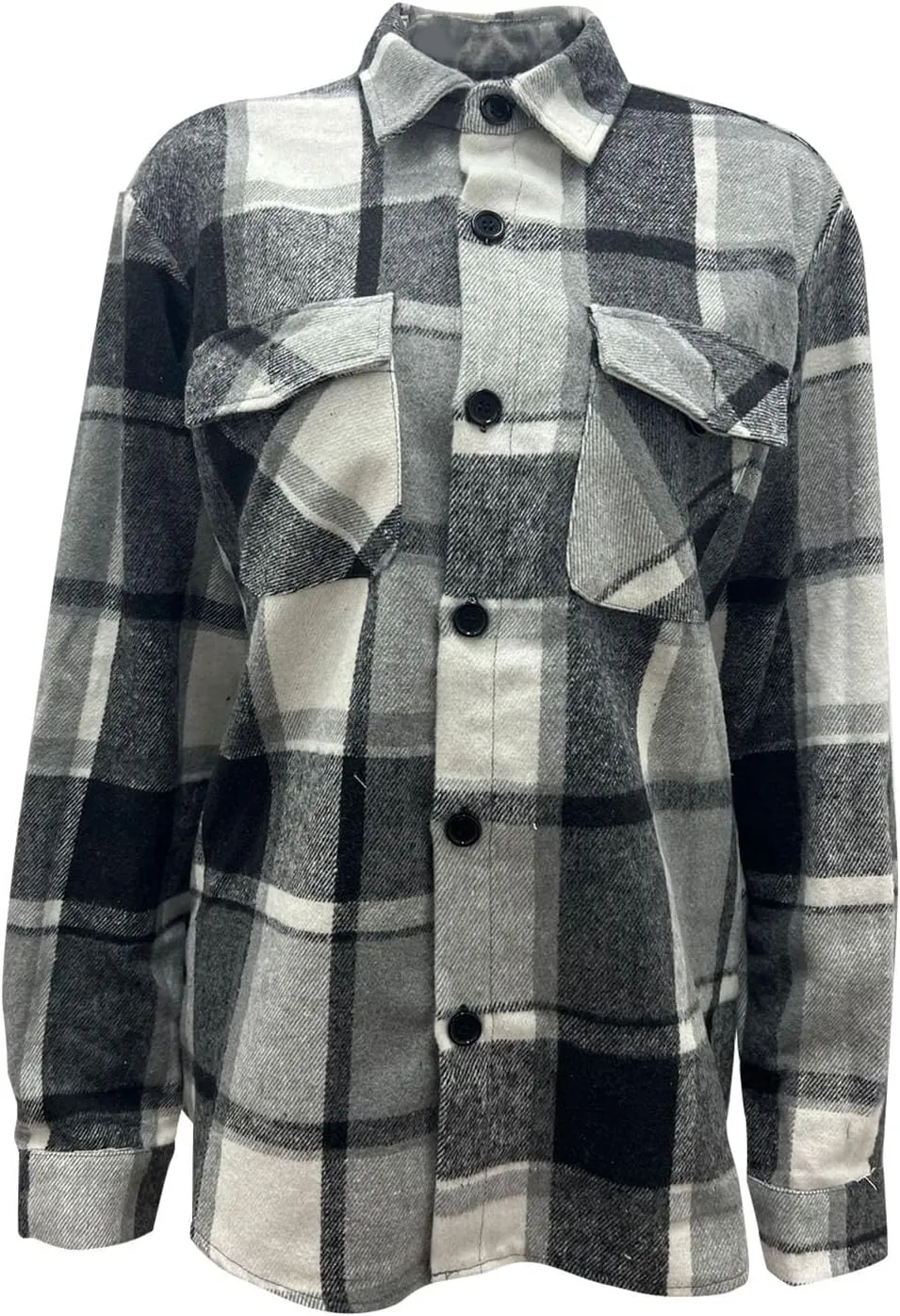 LCMTWX Men's Flannel Jackets Winter Retro Print Hooded Zipper Pocket Long Sleeve Shirt Patchwork Lightweight Shirt Heavy