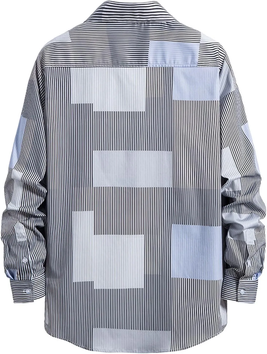 LCMTWX Men's Fleece Flannel Jackets Hooded Collar Long Sleeve Shirt Blouse Long Sleeve Button Up Fleece Plaid Shirts Coat