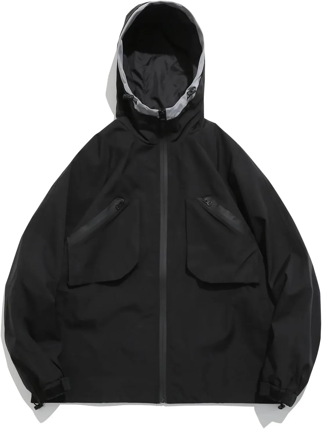 LIXINGHEITANG Europe Sprint Mountaineering Coat Large Pocket Workwear Hooded Jacket Men Women Trekking Riding