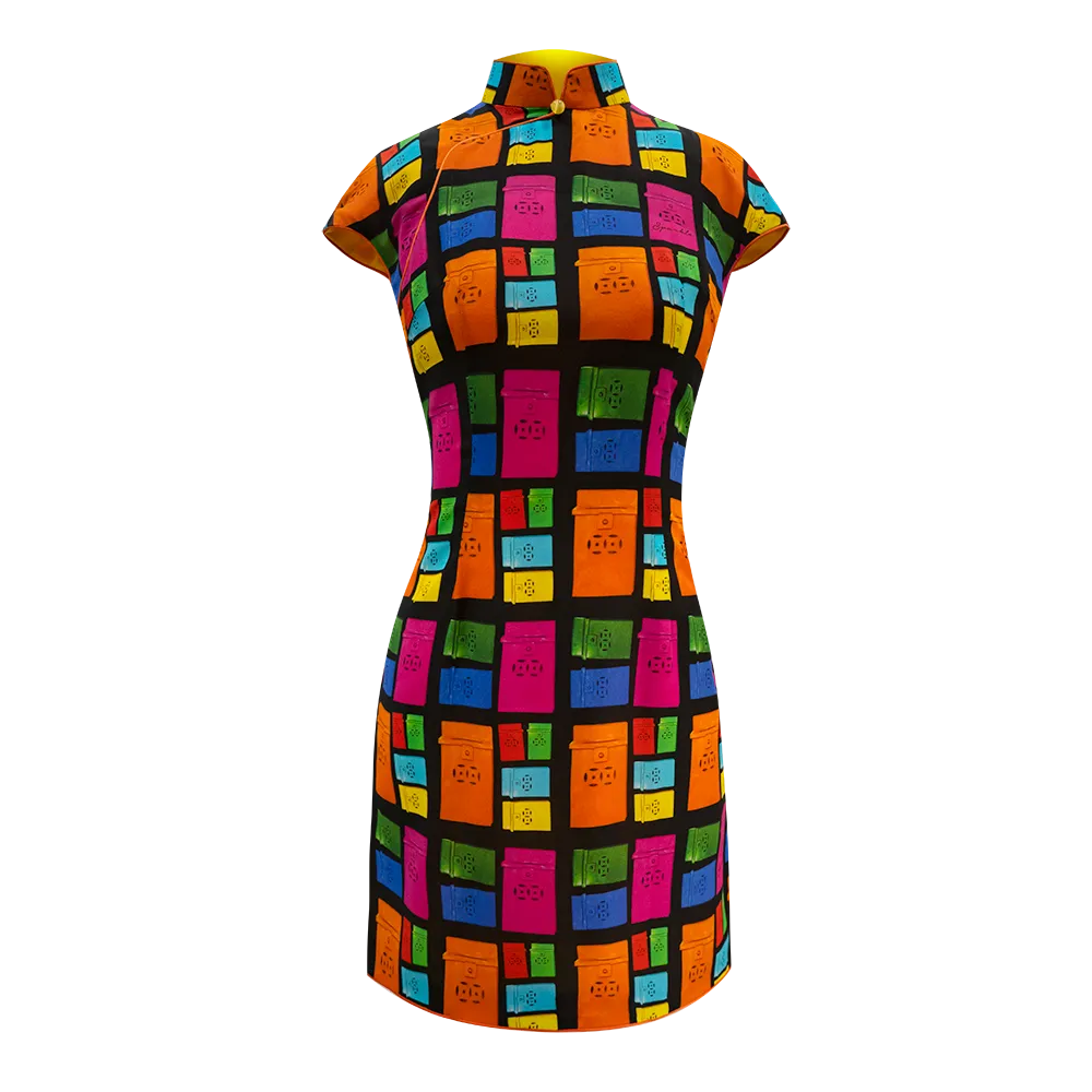 【MAILBOX】100% Silk Cheongsam (Cap Sleeve)