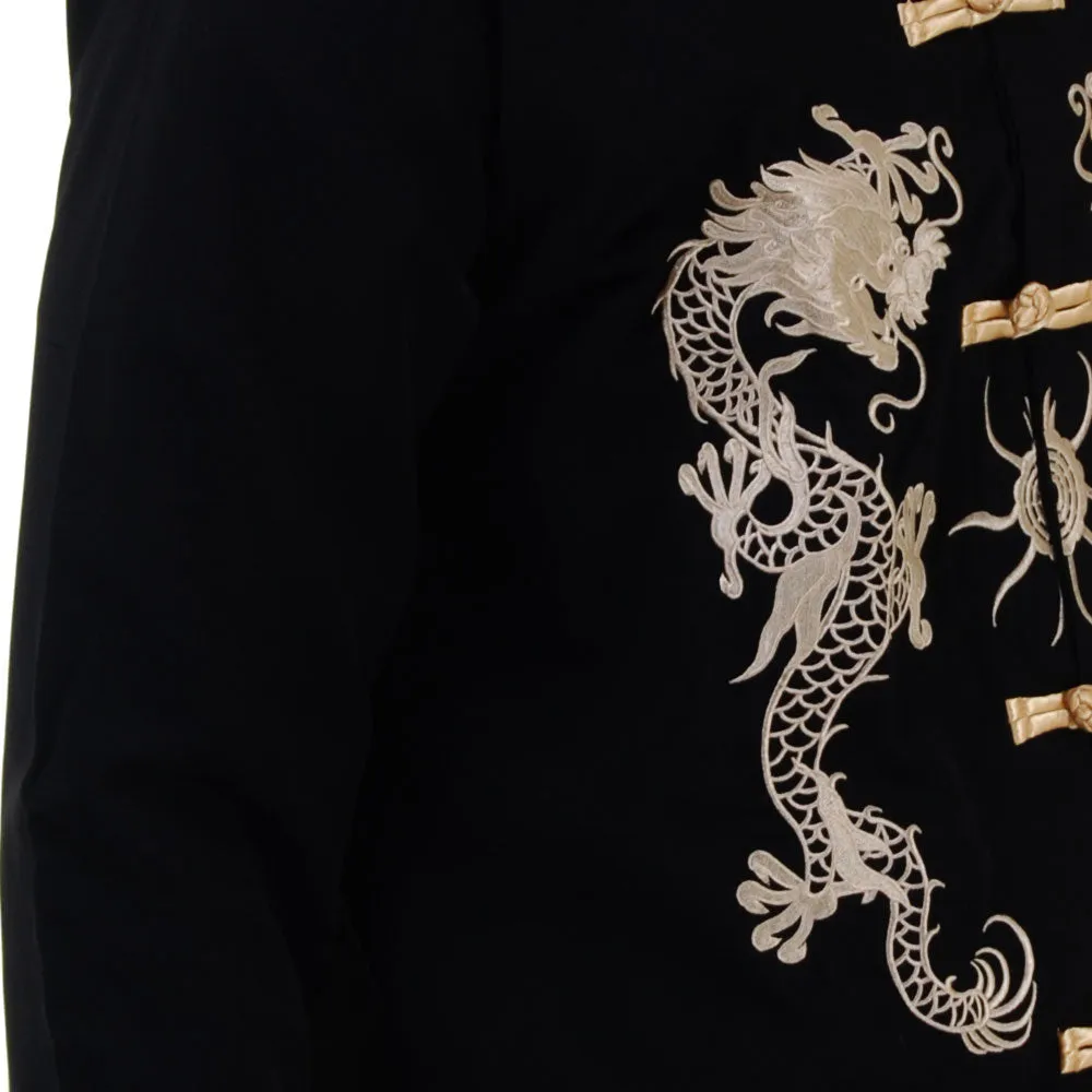 Majestic Chinese Dragon Embroidered Tang Suit Jacket