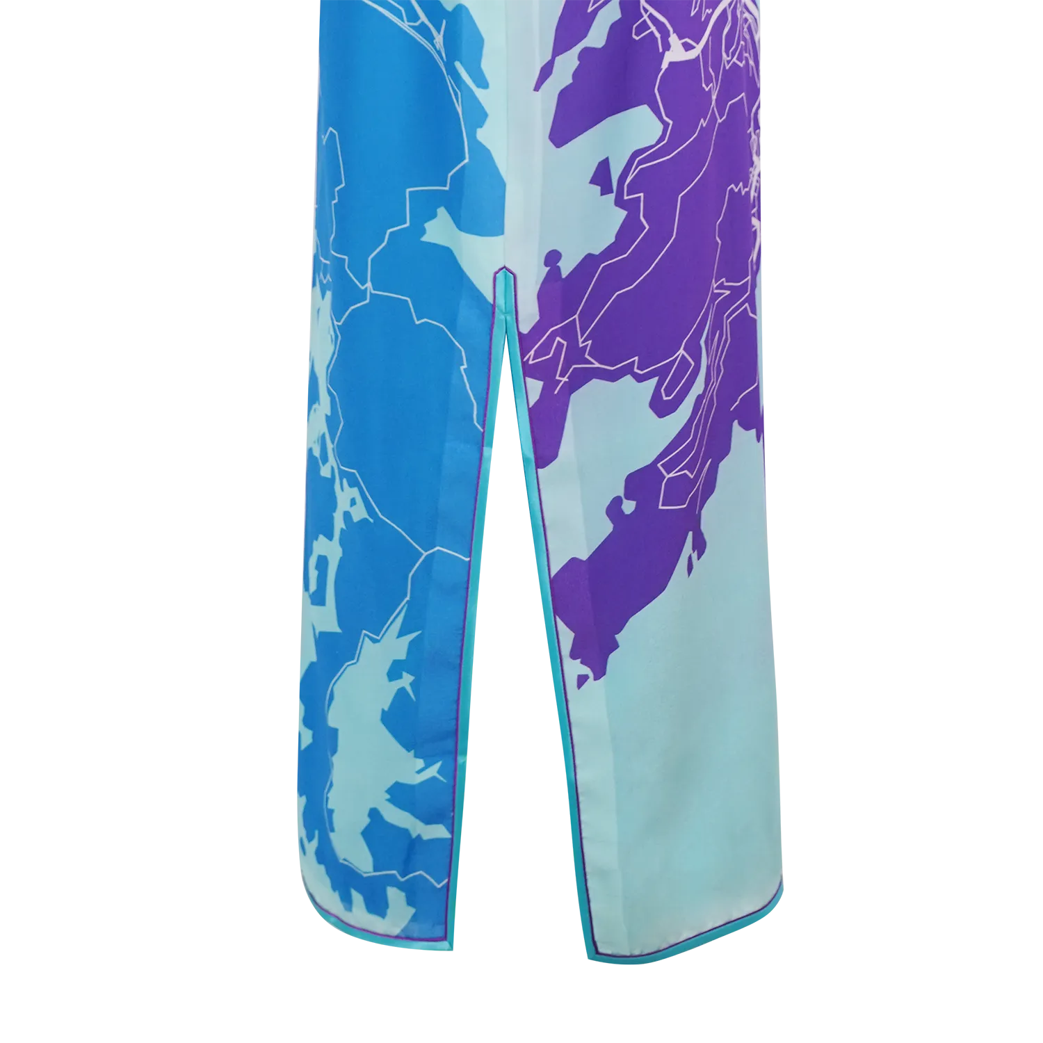 【MAP OF HK】100% Silk Cheongsam (Cap Sleeve)