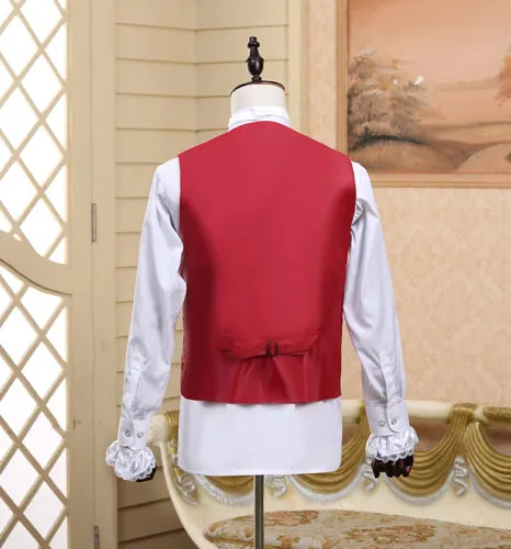 Men's Autumn/Winter Court Marshal Style Five-Piece Suit | Men's Masquerade Costume