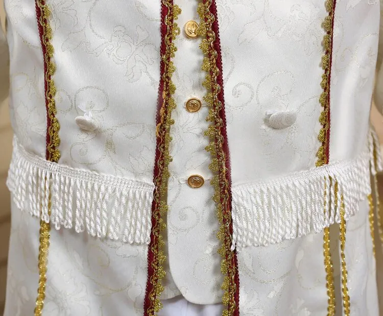 Men's Autumn/Winter Court Marshal Style Five-Piece Suit | Men's Masquerade Costume