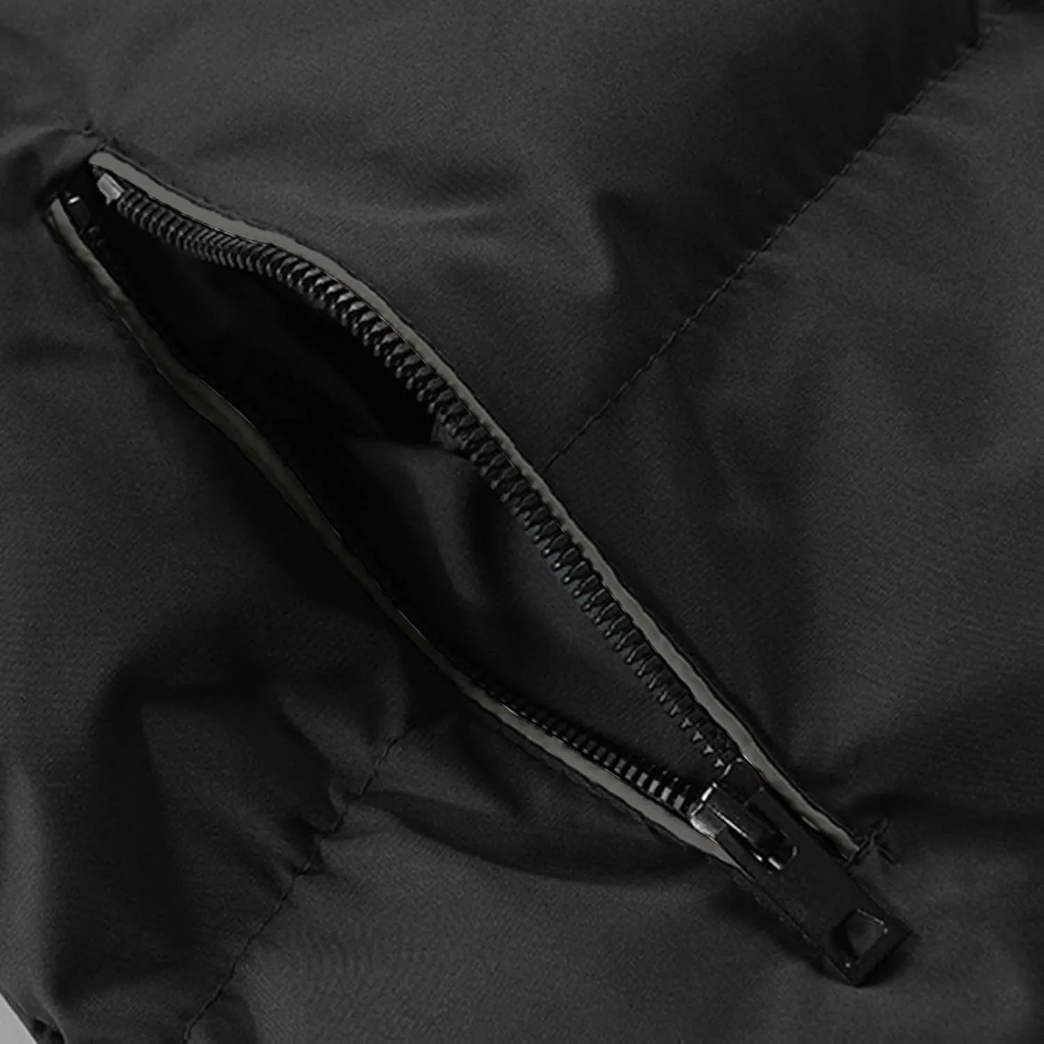 Men's Jacket-Casual Winter Cotton Jacket Coat Thicken Hooded Cargo Coat Outerwear Down Puffer Jacket