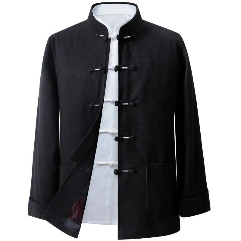 Men’s wedding suit, Chinese wedding suit, Wedding Tang Jacket, 2 color, mandarin collar