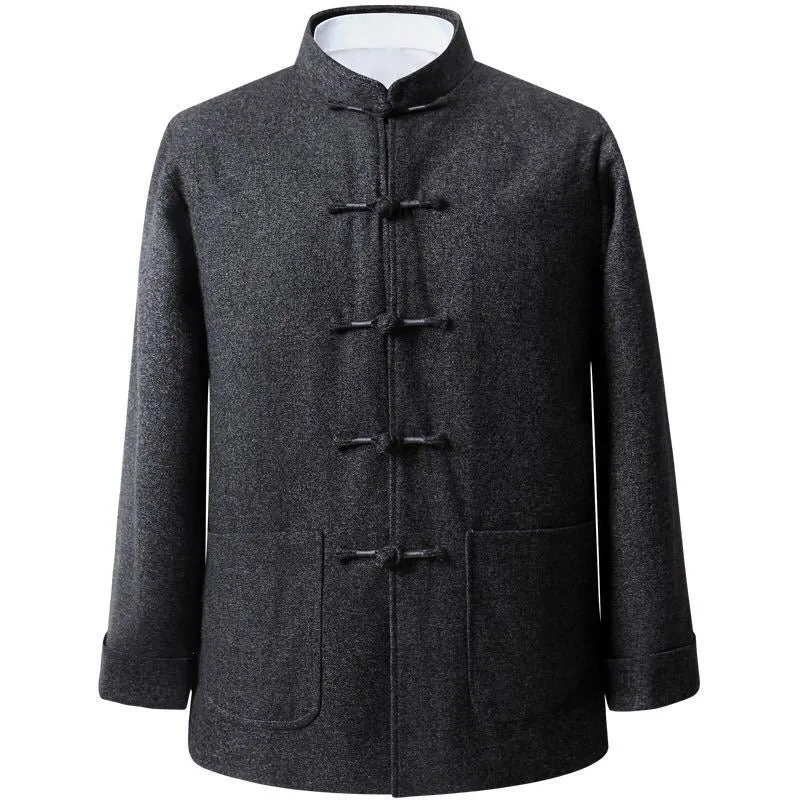 Men’s wedding suit, Chinese wedding suit, Wedding Tang Jacket, 2 color, mandarin collar