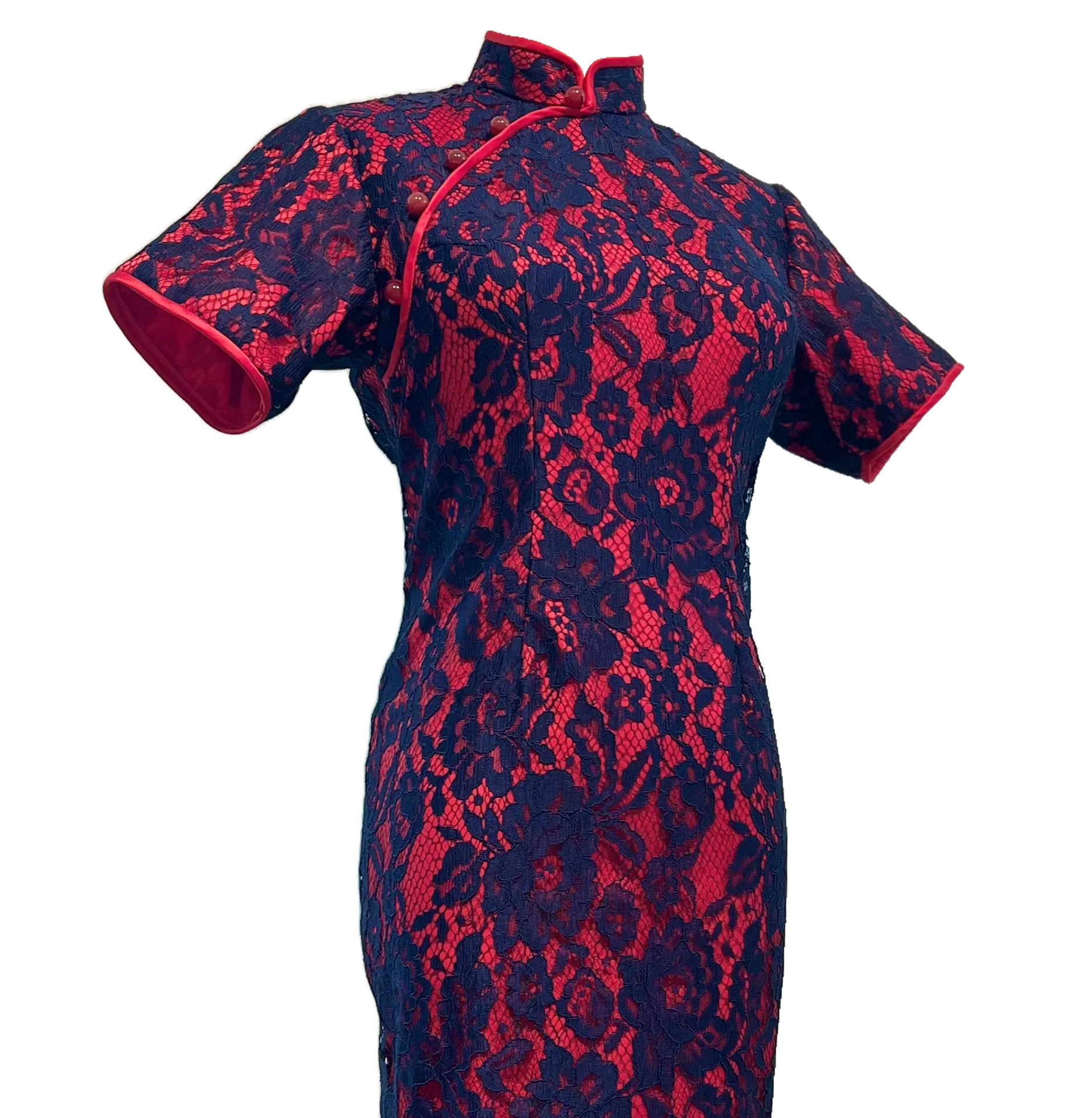 Mermaid Tail Lace Cheongsam