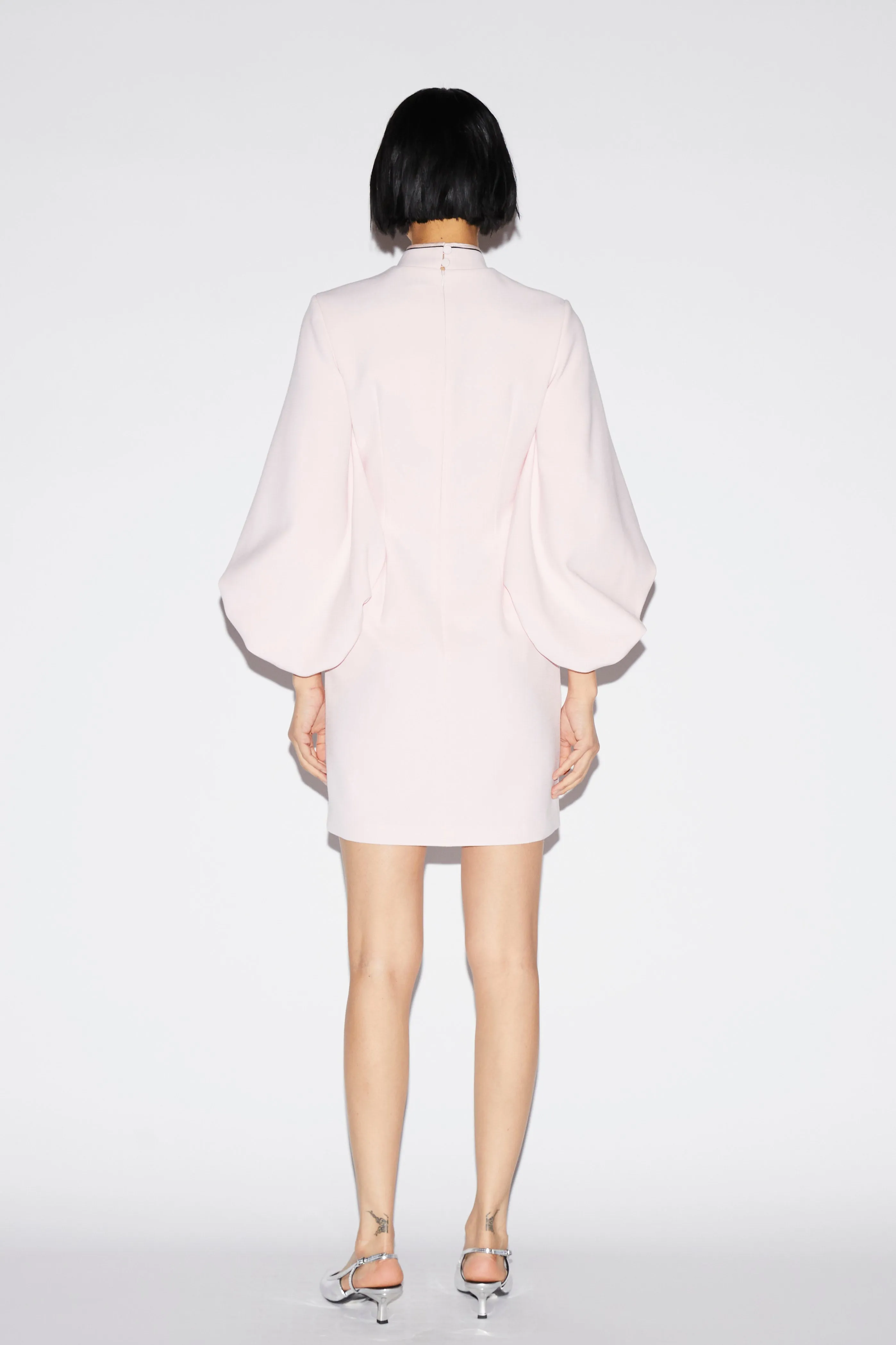 MING DRESS PINK CREPE