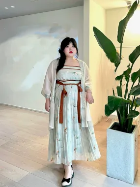 Misty Rain 烟雨 Modernized Song Dynasty Goldfish Plus Size Ruqun Set