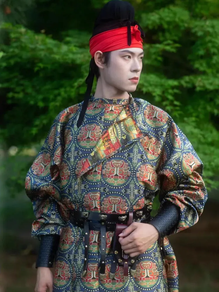 Mogao 莫高 Tang Dynasty Unisex Mandala Brocade Yuanlingpao Robe