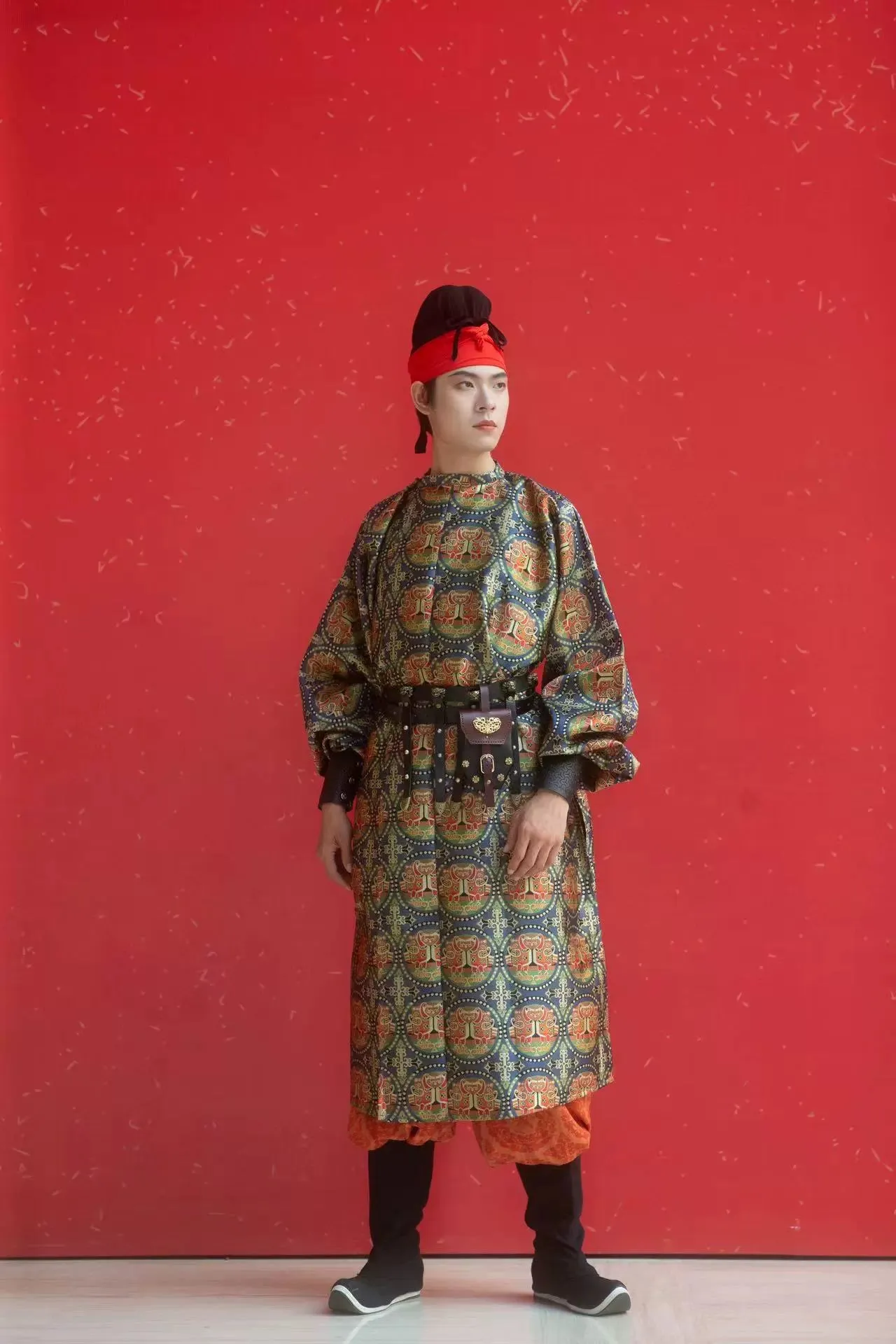 Mogao 莫高 Tang Dynasty Unisex Mandala Brocade Yuanlingpao Robe