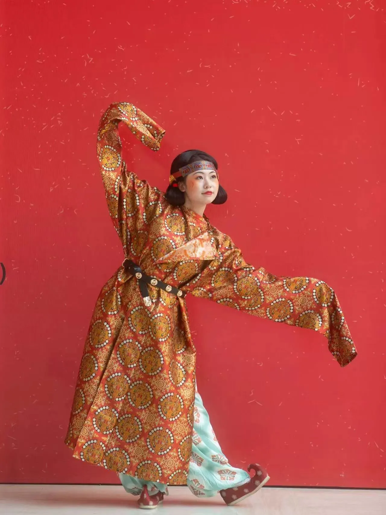 Mogao 莫高 Tang Dynasty Unisex Mandala Brocade Yuanlingpao Robe
