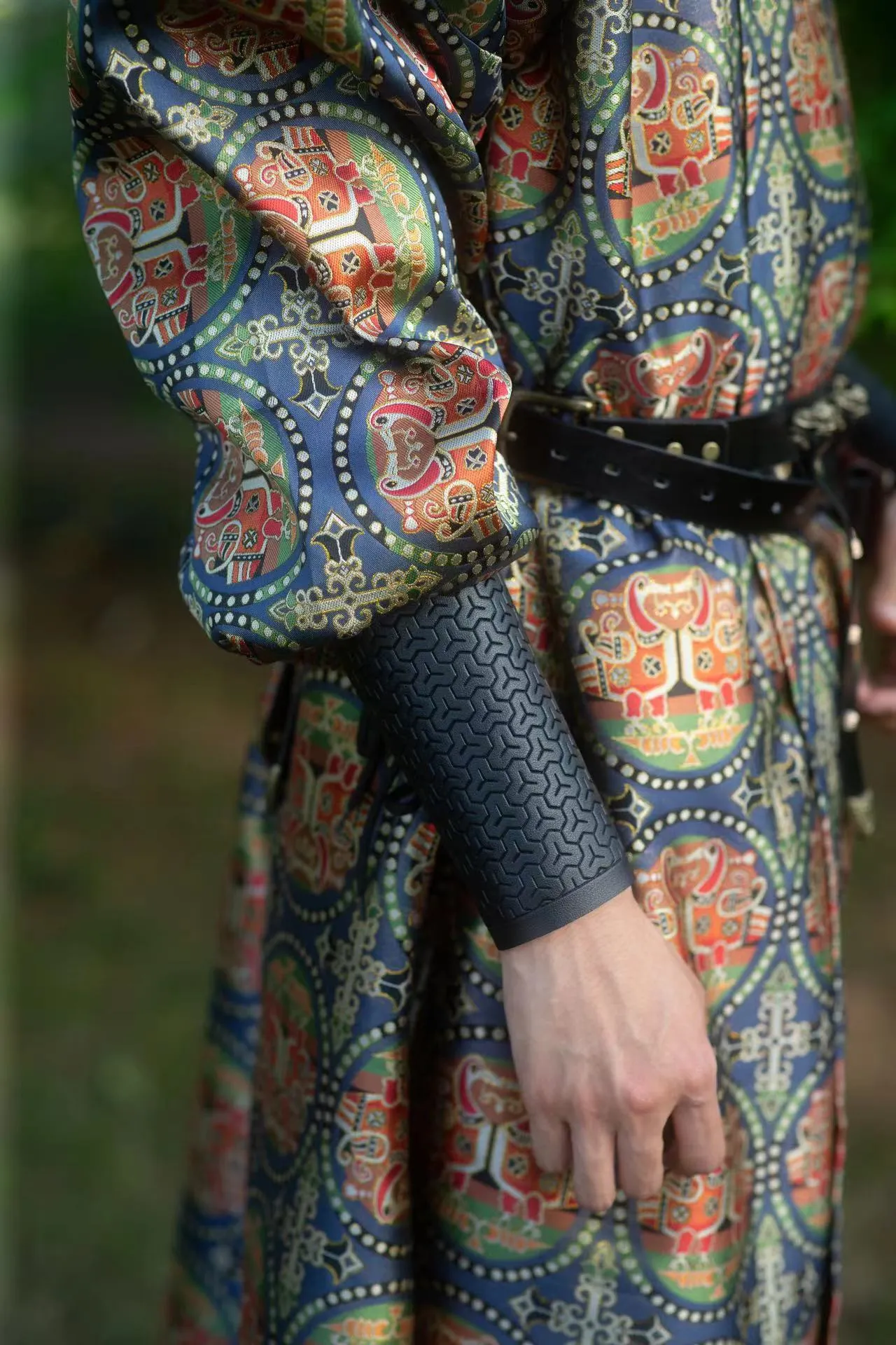 Mogao 莫高 Tang Dynasty Unisex Mandala Brocade Yuanlingpao Robe