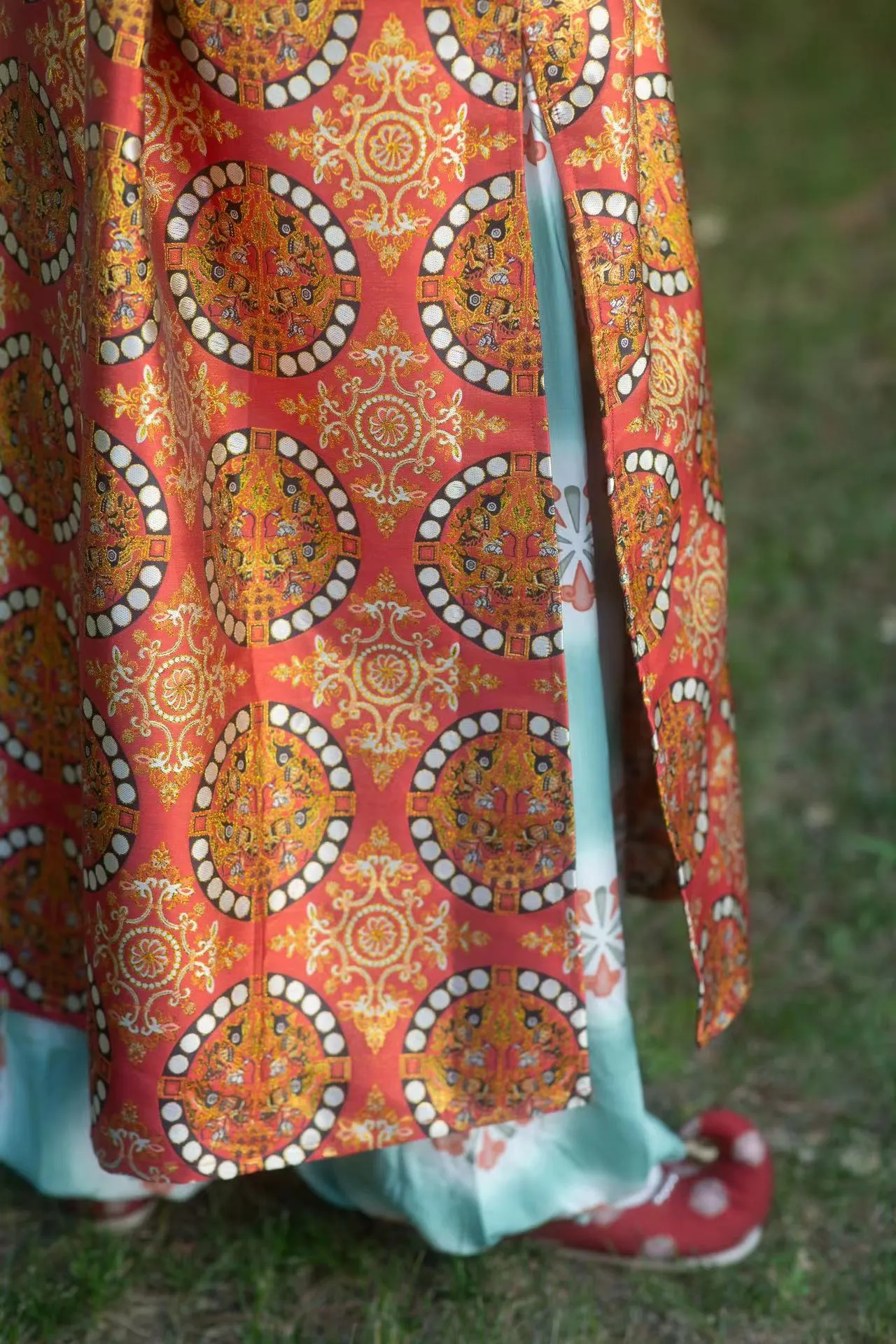 Mogao 莫高 Tang Dynasty Unisex Mandala Brocade Yuanlingpao Robe