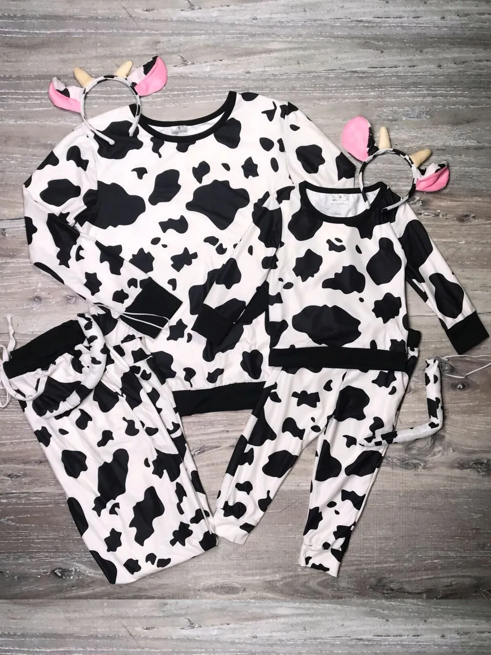 Mommy and Me Matching Costumes - Cow Costume Set
