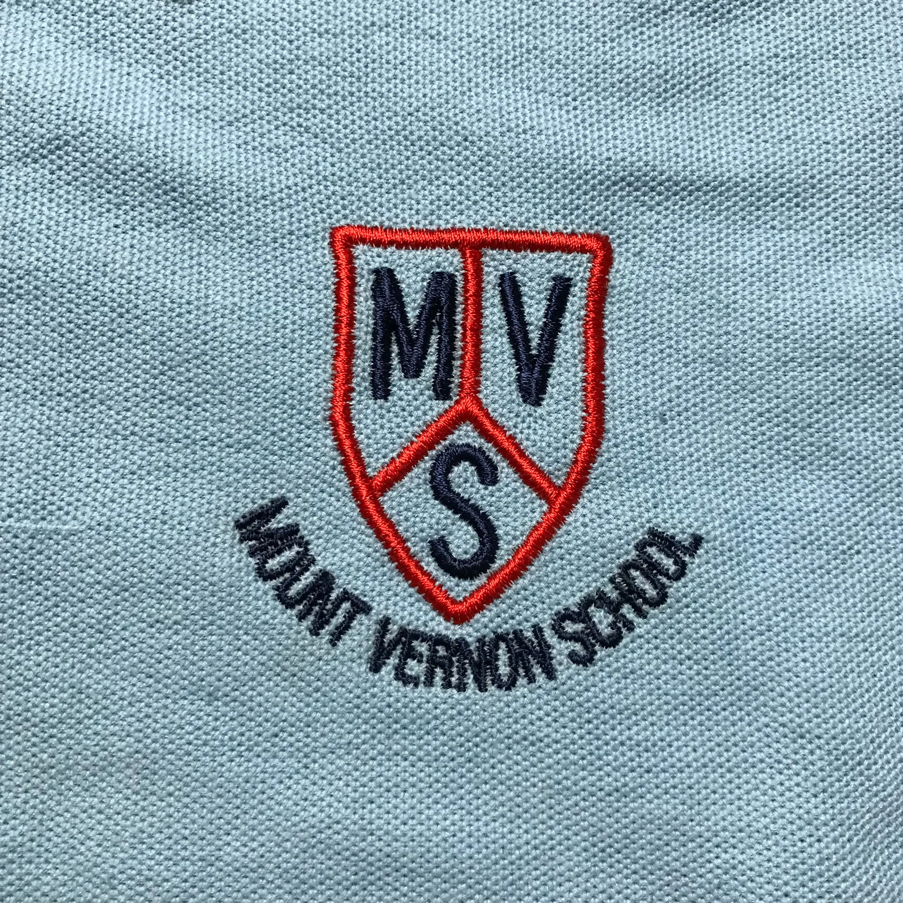 *Mount Vernon Primary Light Blue Polo Shirt