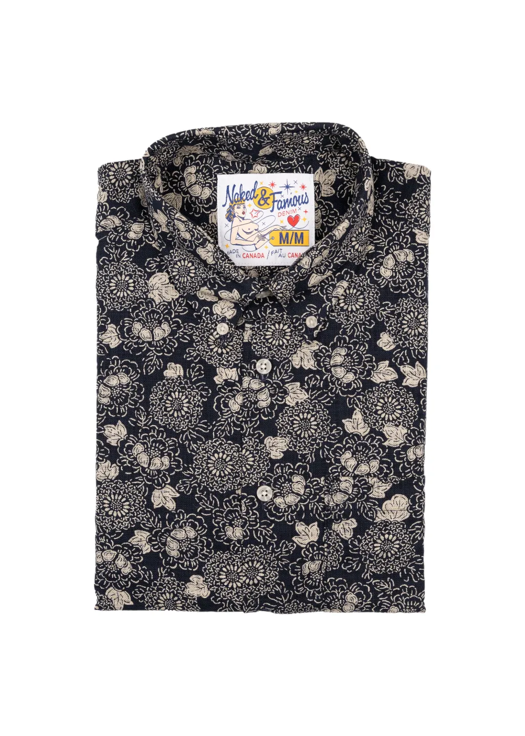 Naked & Famous Denim - Easy Shirt - Kimono Floral
